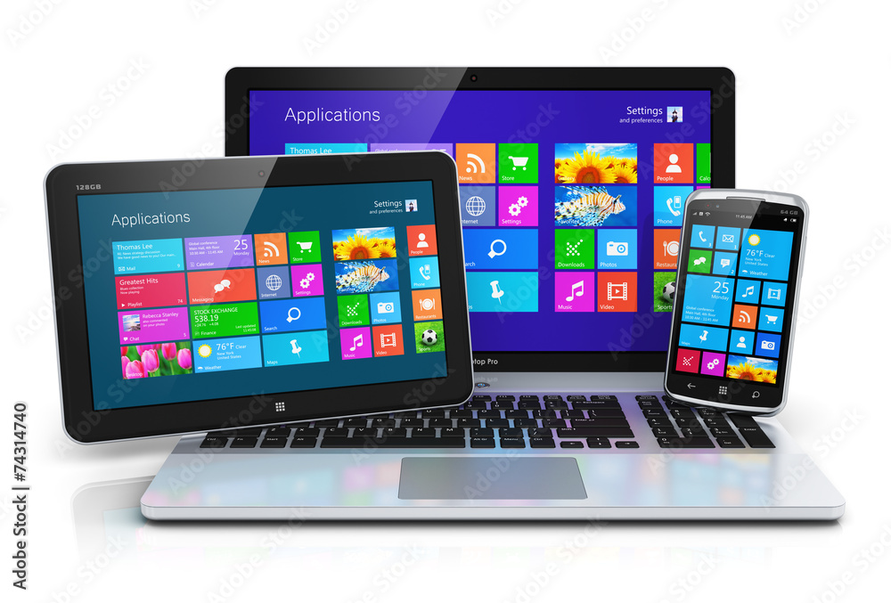 Aufkleber mobile devices with touchscreen interface