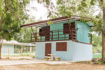 Nature house in countryside