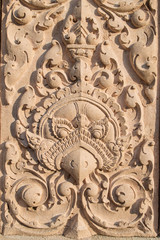Low relief in stone, Thai style