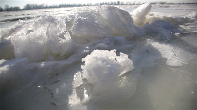 ice on the river, dolly 14