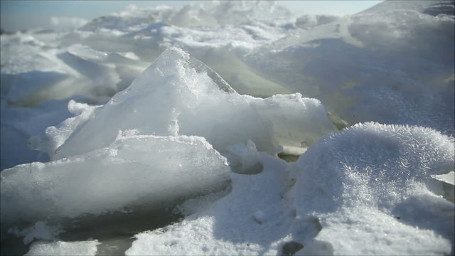 ice on the river, dolly 13
