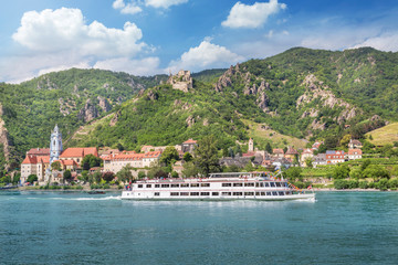 Dürnstein with Danube River, Wachau, Austria