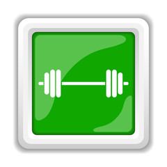 Obraz premium Weightlifting icon