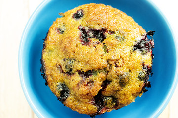 Homemade muffin, cupcakes, cake with berries