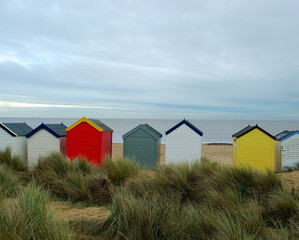 Beach huts