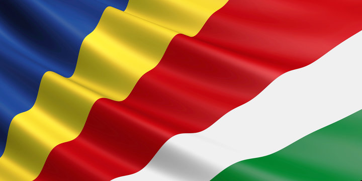 Seychelles flag.