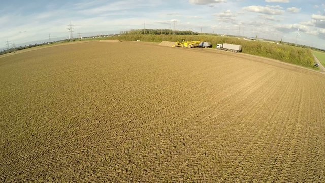 Luftaufnahme, Felder, Landwirtschaft