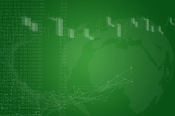 Green economic Globe Background