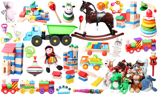 toys for children horizontal background