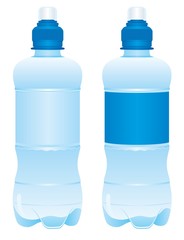 Naklejka premium Plastic bottle of water Vector