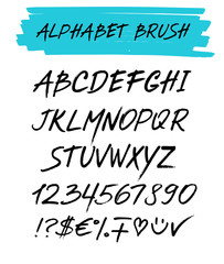 Alphebet set brush style