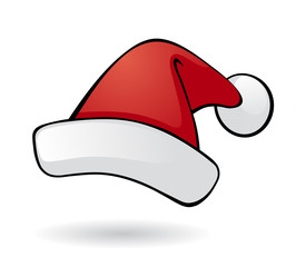 Santa vector hat.