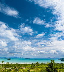 In a Blue Heaven Sea Panorama