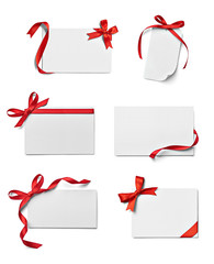 ribbon bow card note chirstmas celebration greeting