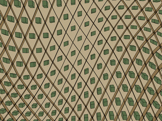 Light brown background with diamonds. Raster.