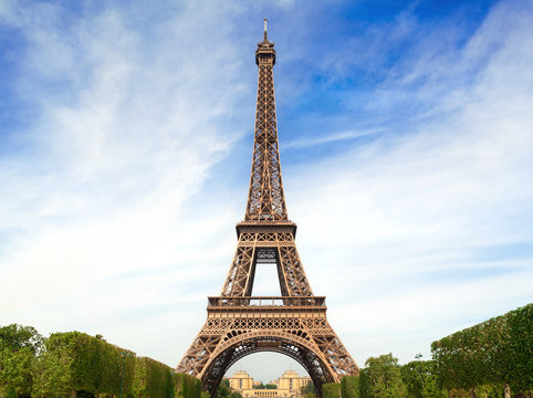 Fototapeta Fantastic Eiffel Tower in Paris