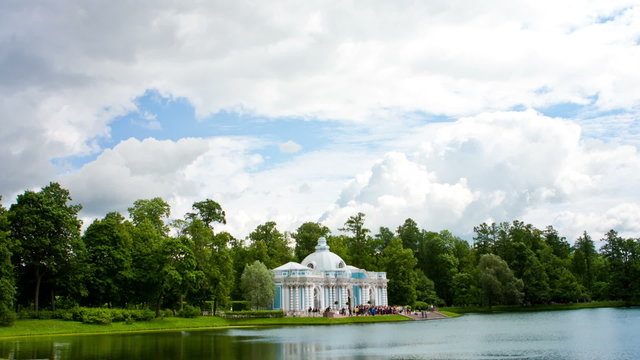 Pavilion "Grotto"  Pushkin (Tsarskoye Selo). Petersburg