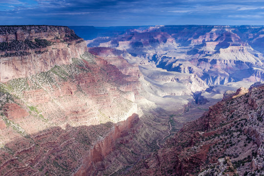 Grand Canyon Site In Early Morning