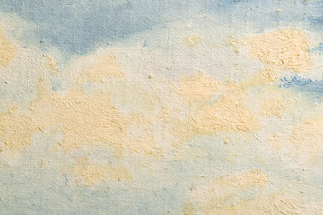 Abstract oil painted texture on canvas