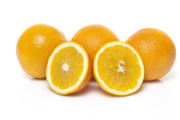Oranges isolated on white