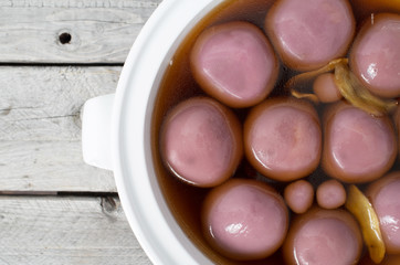 Che troi nuoc, Vietnamese mung bean paste wrapped in shell of gl