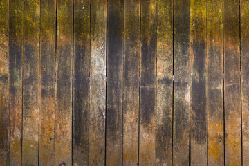 Naklejka premium background of decay wood on old cottage wall surface