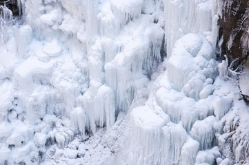frozen waterfall