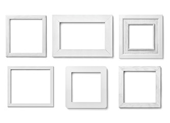 white frame wood background image