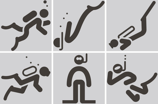 diving icons