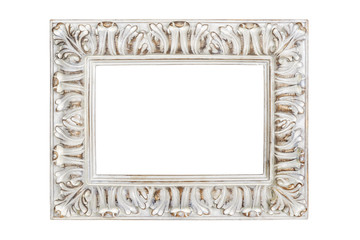 Picture frame isolated on white with clipping path