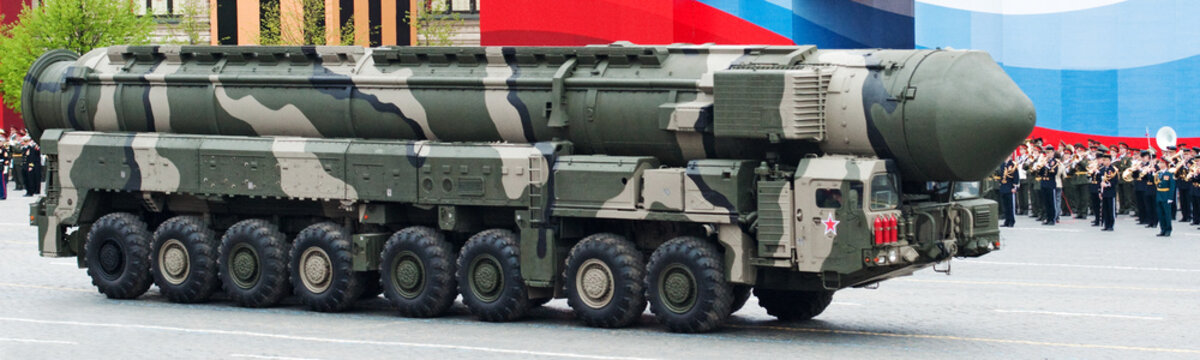 MOSCOW - 6 May 2010: Topol-M -  intercontinental ballistic missi