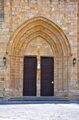 Concatedral de Cáceres, arquitectura gótica, España