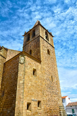 Fototapeta na wymiar Cáceres, iglesia de Santiago de los Caballeros