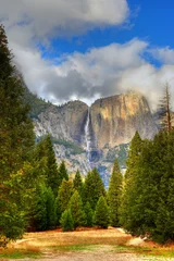 Foto op Canvas Yosemite Falls © Paul Moore