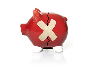 Troubled Finances concept