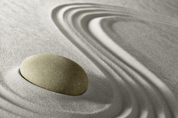 Fototapeta na wymiar zen meditation stone