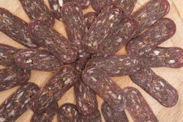 sliced salami