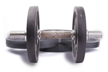 dumbbells isolated