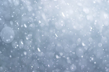 falling water drops, bokeh background