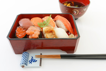 美味しそうな握り寿司