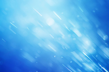 Fototapeta premium falling water drops, bokeh background