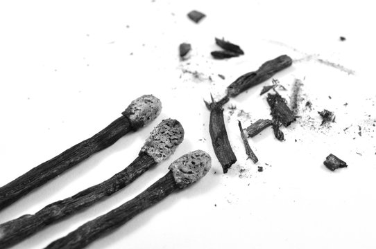 Psychische Erkrankungen schwarz-wei&szlig; Konzept