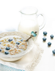 Cereals with berries