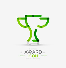Award icon, logo.
