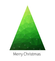 Christmas tree background. Vector illustration.
