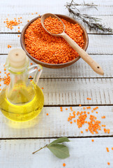 Lentils Indian and  spices