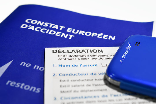 constat automobile sur smartphone