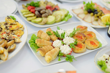 Backing Rolls with Caviar