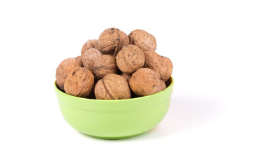 walnuts bunch in bowl