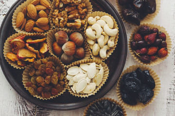 Nuts and dried fruits